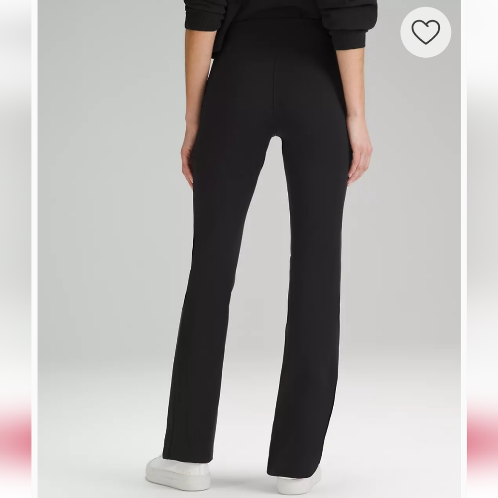 NWT Lululemon Smooth Fit Pull-On High-Rise Pant, Regular, Black, Size 4 - Picture 3 of 7